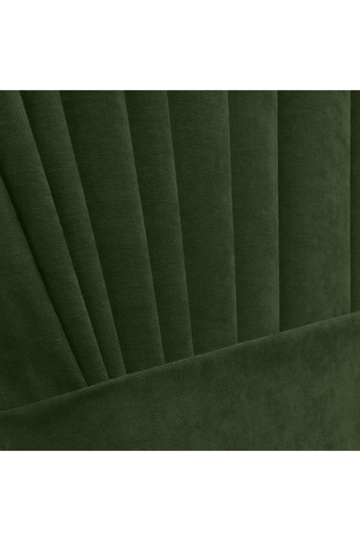 EraHome Velvet Curtain Green Single Panel 3