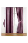 EraHome Velvet Curtain Single Panel Rose Dust 1