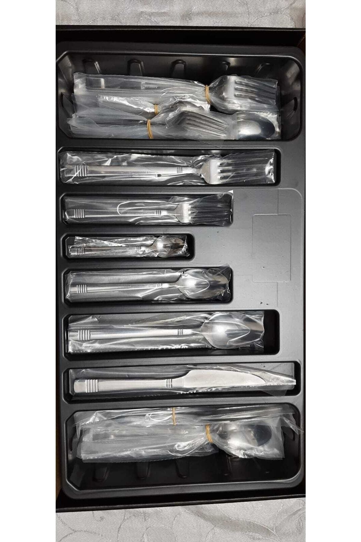 Kardelen Turquoise 12 Person 72 Piece Cutlery Set 3