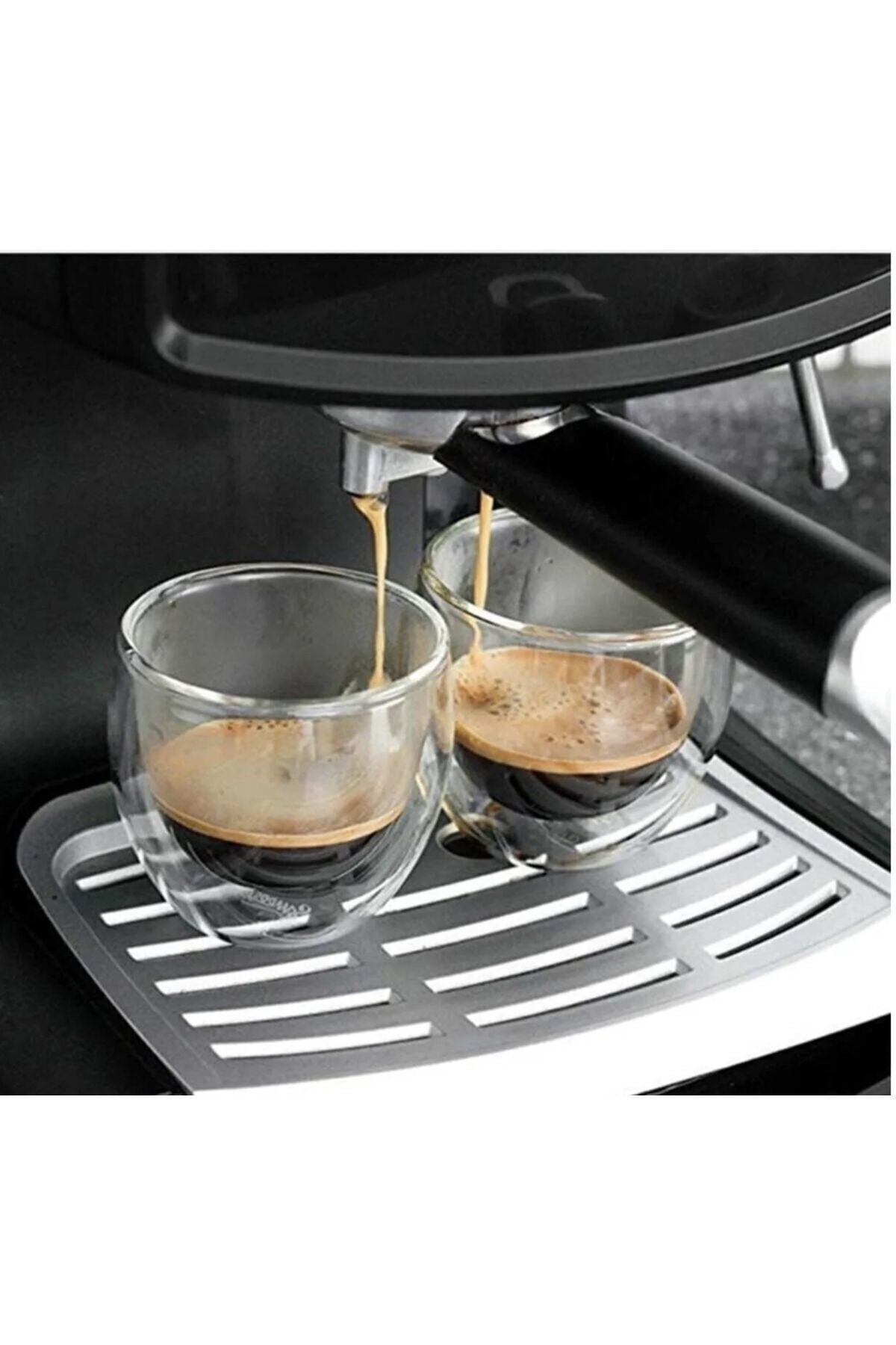 M Mimoza Park Double-Walled Transparent Espresso Glass 250 ml 1 Piece 3