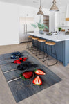 CP Rug Decorative Fruit Digital Print Washable Non-Slip Stain-Resistant Kitchen Rug 1