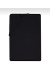 BONJARDINHOME Black Fabric Single Fitted Sheet Set 3