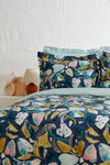 Sarah Anderson Era Double Duvet Cover Set Indigo 8