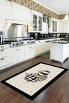 DEKOMOD Four Seasons Non-Slip Washable Kitchen and Room Rug PUMPKIN 1