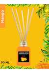 JARDIN D'OR 4'lü Çubuklu Oda Kokusu Seti - Avantajlı Paket (LAVANTA-MANGO-TROPIKAL-OKYANUS) Reed Diffuser 3