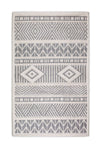 Bluenity Marina Natural Cotton Rug 120 X 170 Cm Grey 1