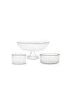 Karaca Pierre 3 Piece Glass Serving Set 1