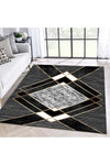 Armolin Black Gold Striped Elastic Carpet Cover (Without Sponge) SZZ-853 1