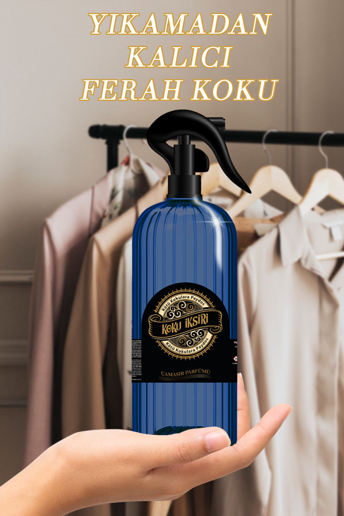 Koku İksiri Room Fragrance-Bathroom&Wc Fragrance-Laundry Clothing Perfume Odor Eliminator 3-Piece Set 6