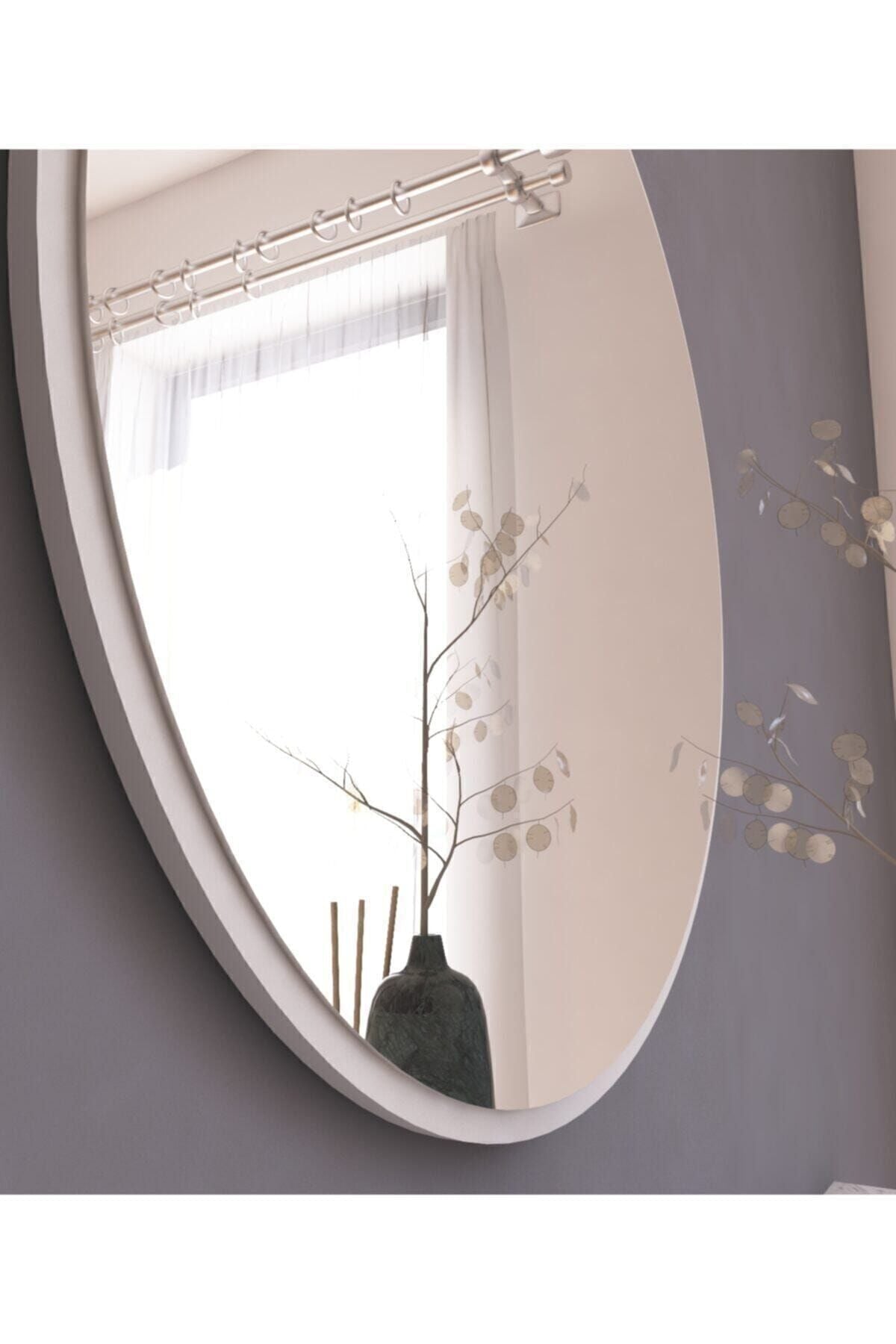 MONEayna Ylc Home & Decor Decorative Round White Mirror Mg900 58*58 4