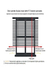 GÜNEŞ PERDE Networkavm Pliseli Beyaz Mz480 Stor Zebra Perde 230 X 221 4