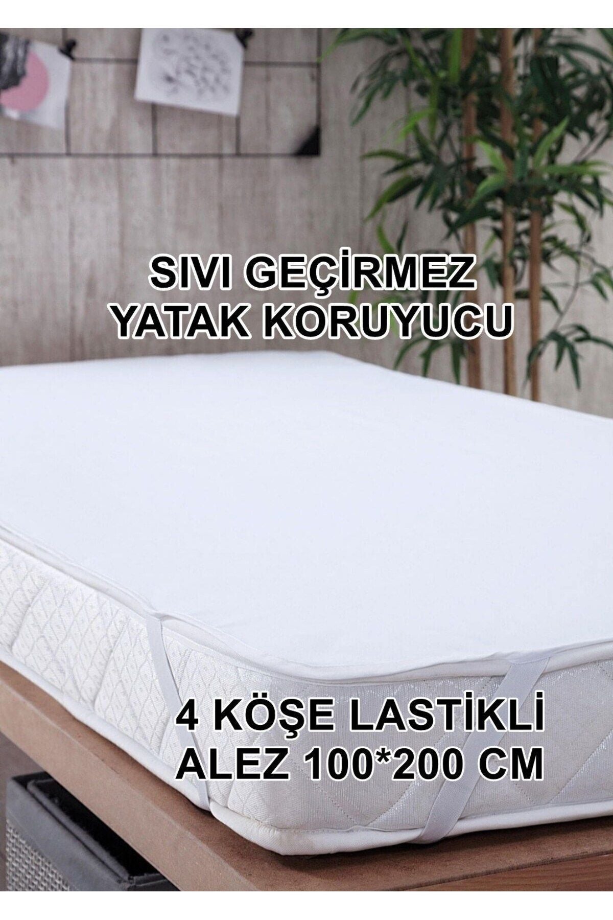 Molisahome Waterproof Mattress Protector with Elastic Corners for Single & Double Beds 1