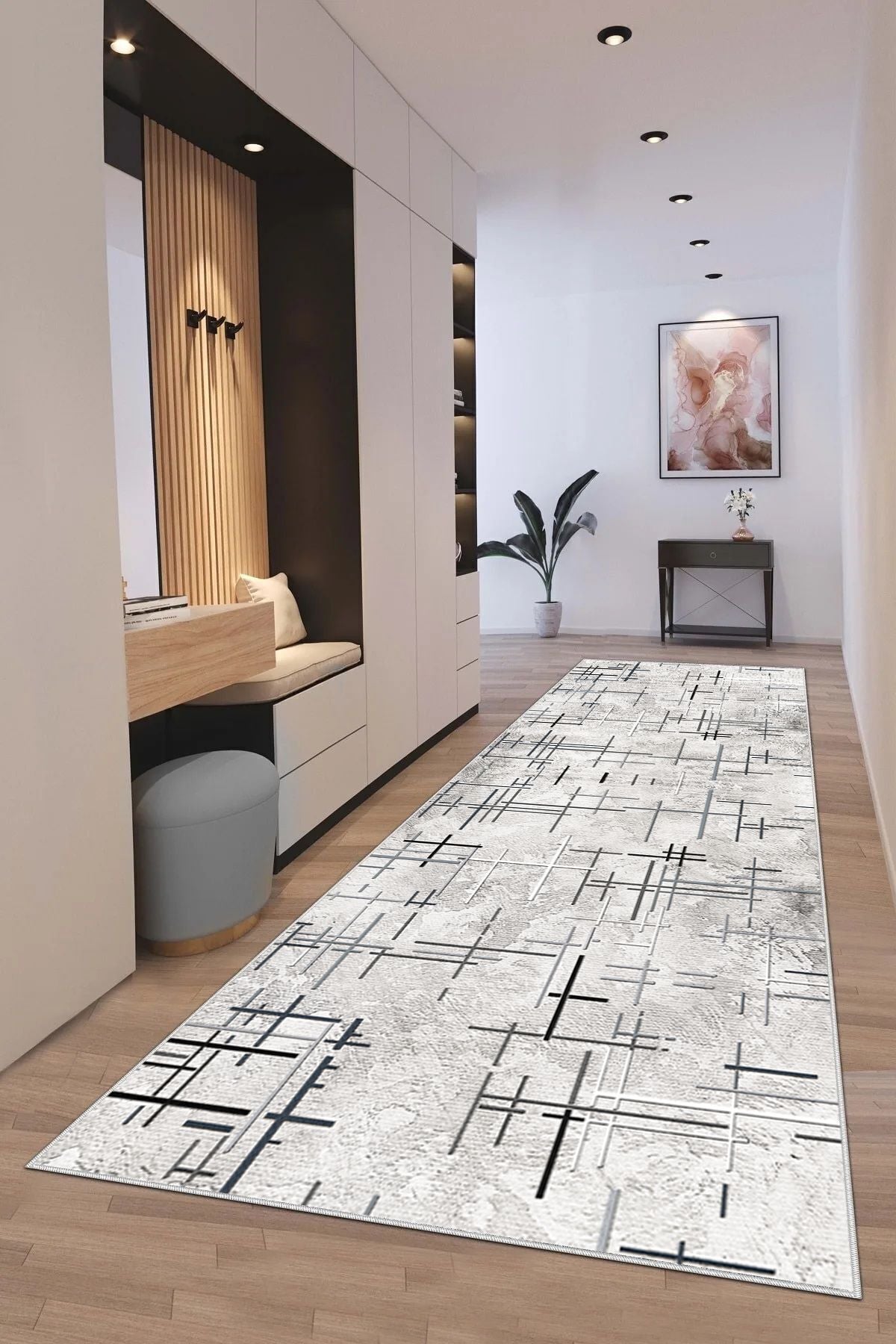 Toronto Home Runner Rug Corridor Rug Hallway Rug Non-Slip Washable 1