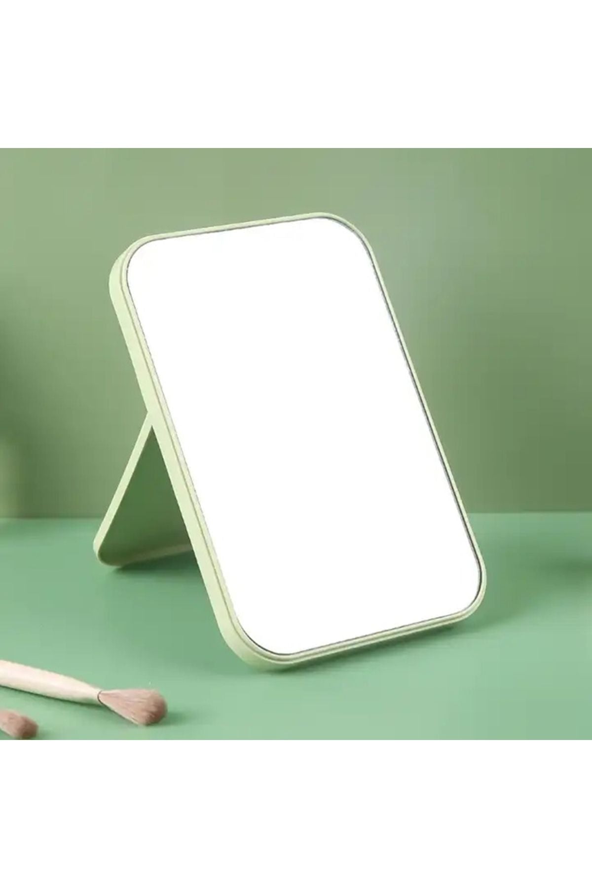 Gaman Green Makeup Mirror Portable Desk Hand Mirror Hanging 14.8 Cm X 10 Cm 1