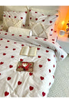 Good Morning Pamukkale Double Hearted Duvet Set 2