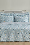 Karaca Home Daisy 100% Cotton Double Duvet Cover Set Mint Blue (PP) 2