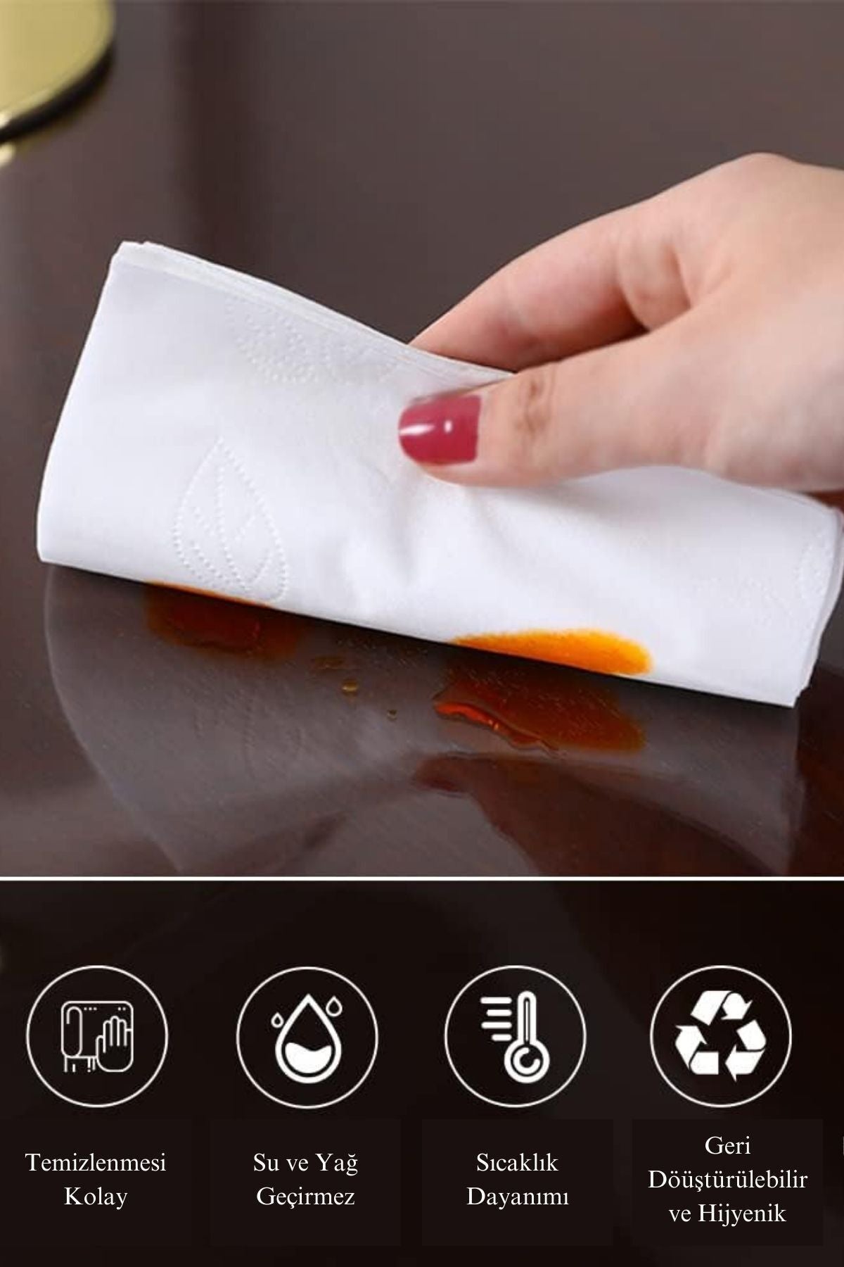 Barış Home Collection 1.4 Mm Thick Transparent PVC Table Protector 3