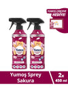 Yumoş Spray For Hard-To-Wash Items Sakura 450 ml X2 Frame Gift 1