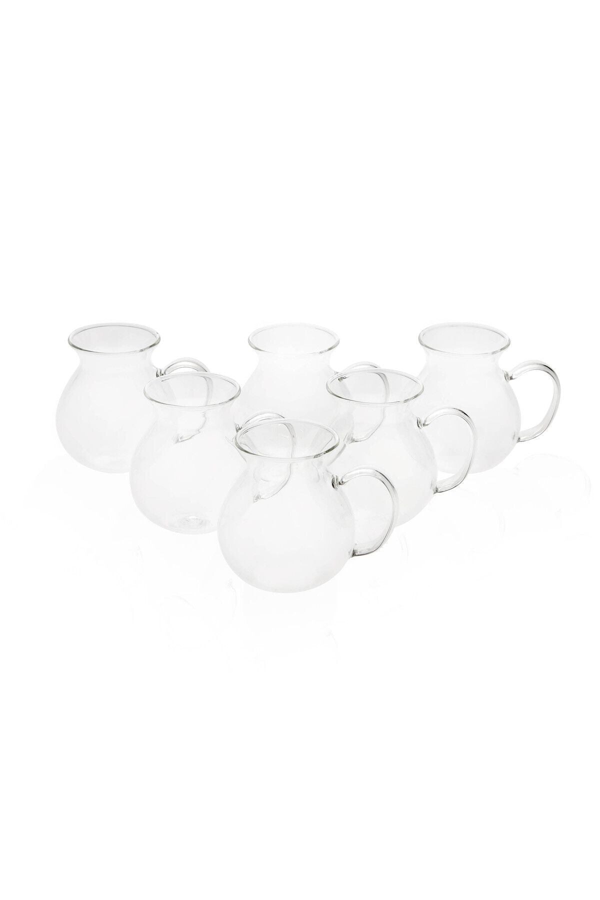 AROW Keyf-i Ala Borosilicate 6 Piece Tea Set - 220 ml 2