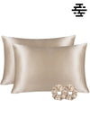 Baliva Silk Satin Pillowcase 2 Pieces 50x70cm 2 Pieces Satin Buckle 1