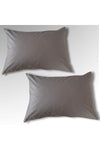 Niksarlı Çeyiz 2-Piece Zippered Anthracite Pillowcase 1