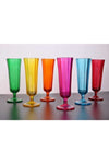 KRD Home Coffee Side Water Glass Flute Model Set of 6 2