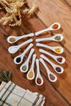 Icone Life 12-Piece White Jam, Honey, and Spice Spoon (Food-Safe Plastic Spoon) 1