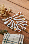 Icone Life 12-Piece White Jam, Honey, and Spice Spoon (Food-Safe Plastic Spoon) 4