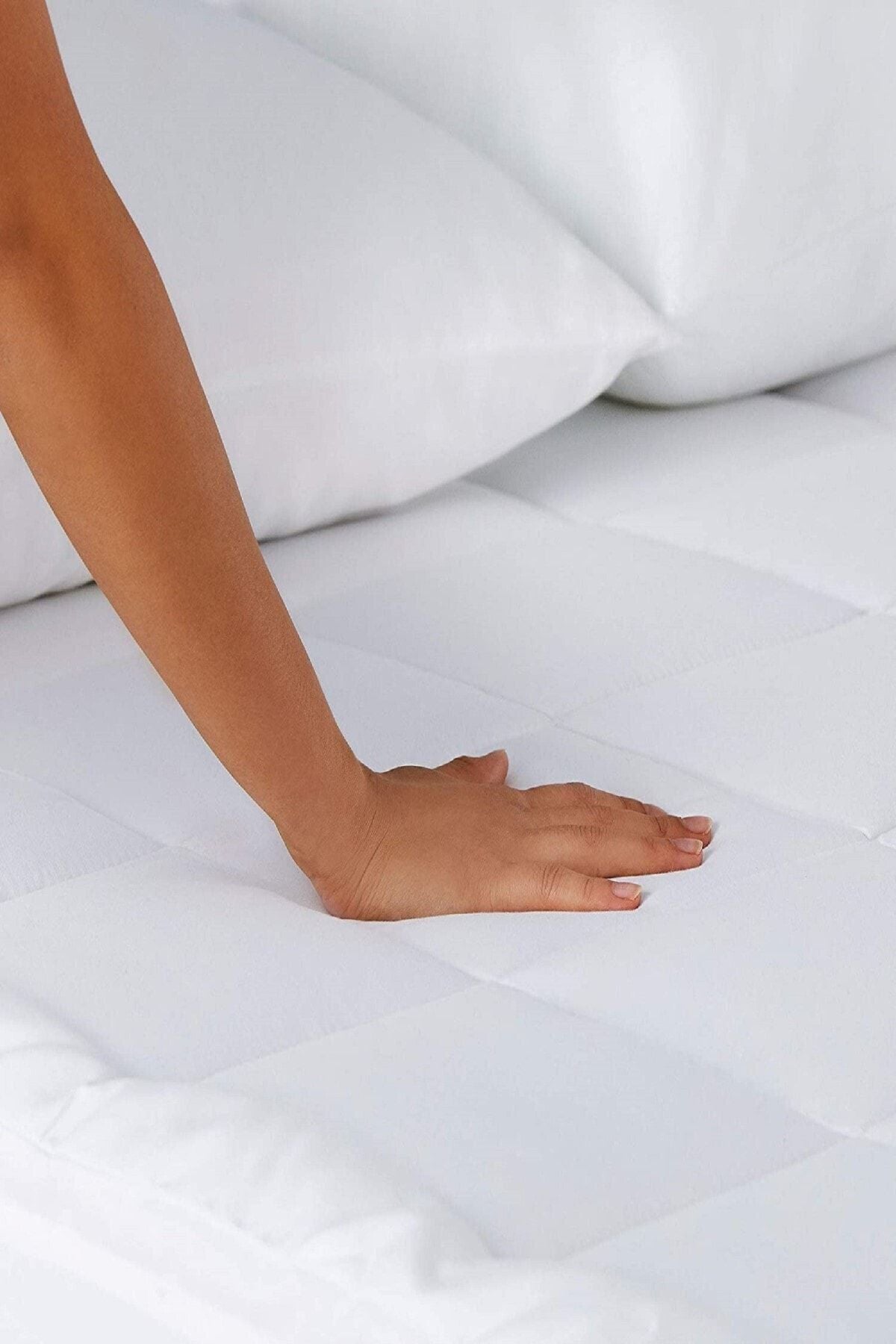 Erko Dört Mevsim Soft Touch Full Edge Fitted Quilted Mattress Protector - Single and Double Sizes 4