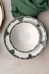 Porselenden Antique Green 24 Piece 6 Person Premium Porcelain Dinner Set Green 4