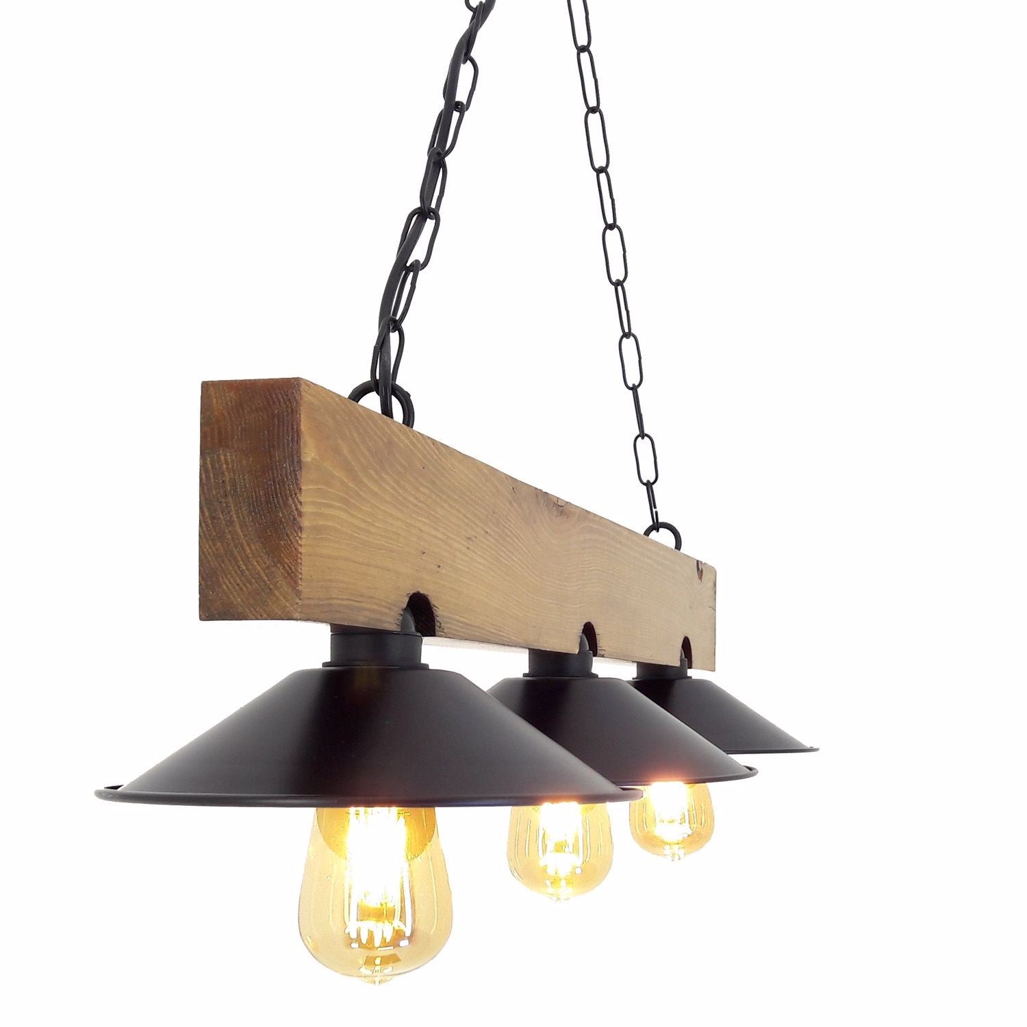 Chandelier Üç Şapka Avize Walnut
Black 806ALD1512 4