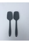 Multiamo Heat Resistant Silicone Grey Spatula 2 Pieces 1