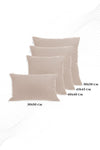 Özenev Cream Cushion Cover Decorative Plain Simple Panorama-196 Punchable 6