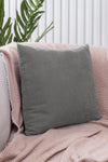 ÖZENEV Grey Cushion Cover Decorative Plain Simple Panorama-340 Punchable Punch 1