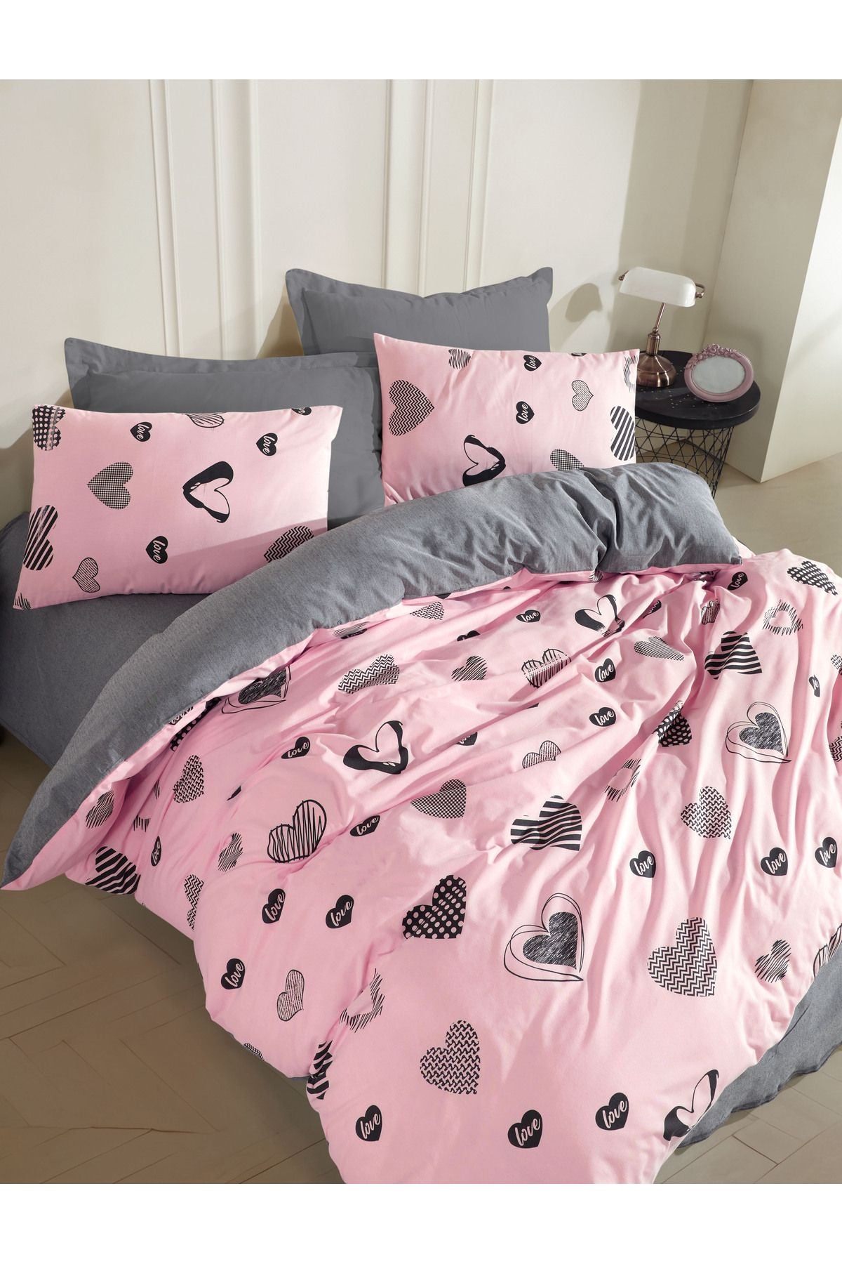 Mariva Home Heart Double Duvet Cover Set 1