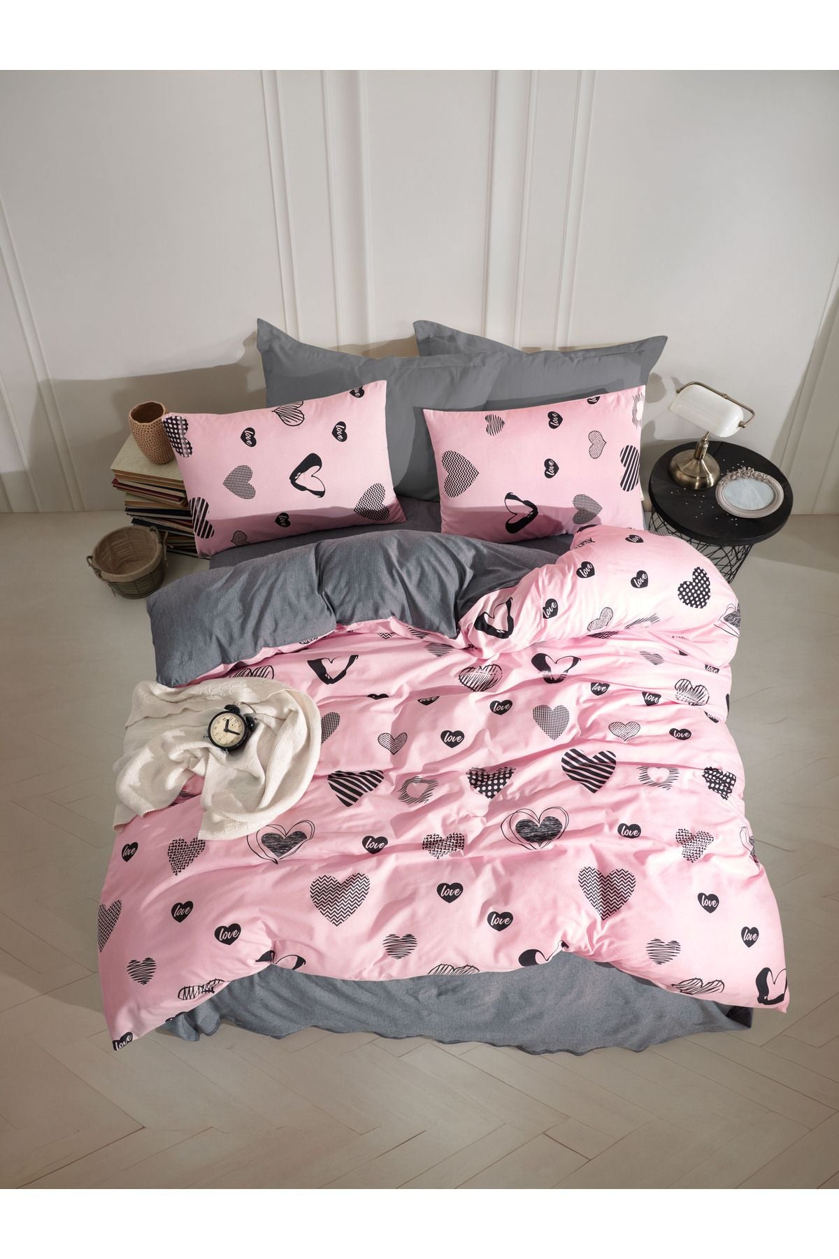 Mariva Home Heart Double Duvet Cover Set 2