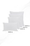 Özenev White Cushion Cover Decorative Plain Simple Panorama-093 Punch Compatible 6