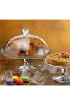 Paşabahçe Patisserie Plain Footed Covered Cake Stand 3