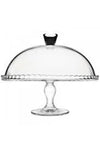 Paşabahçe Patisserie Plain Footed Covered Cake Stand 6