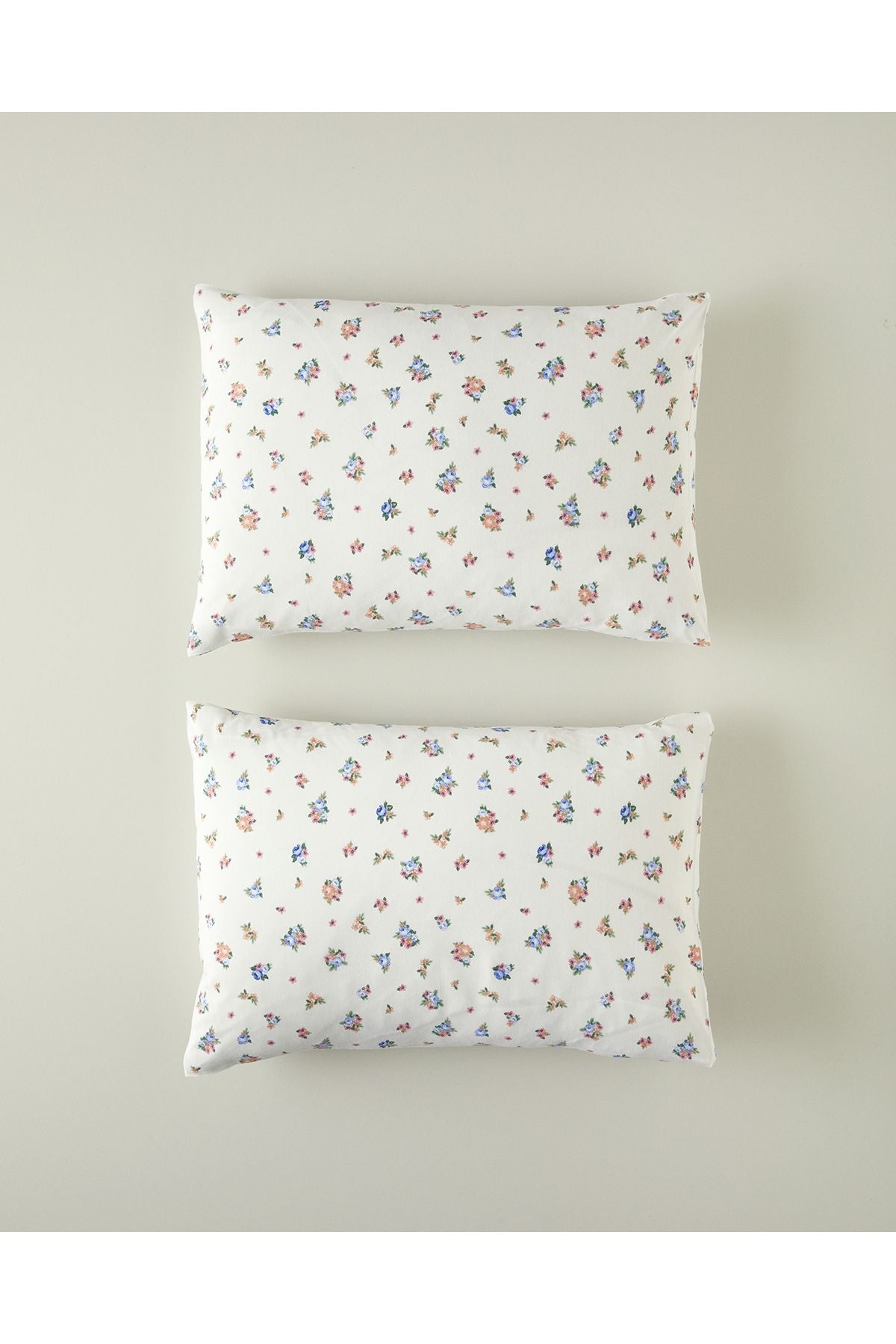 English Home Blossom Breeze 2-Piece Pillowcase Blue-Orange 1