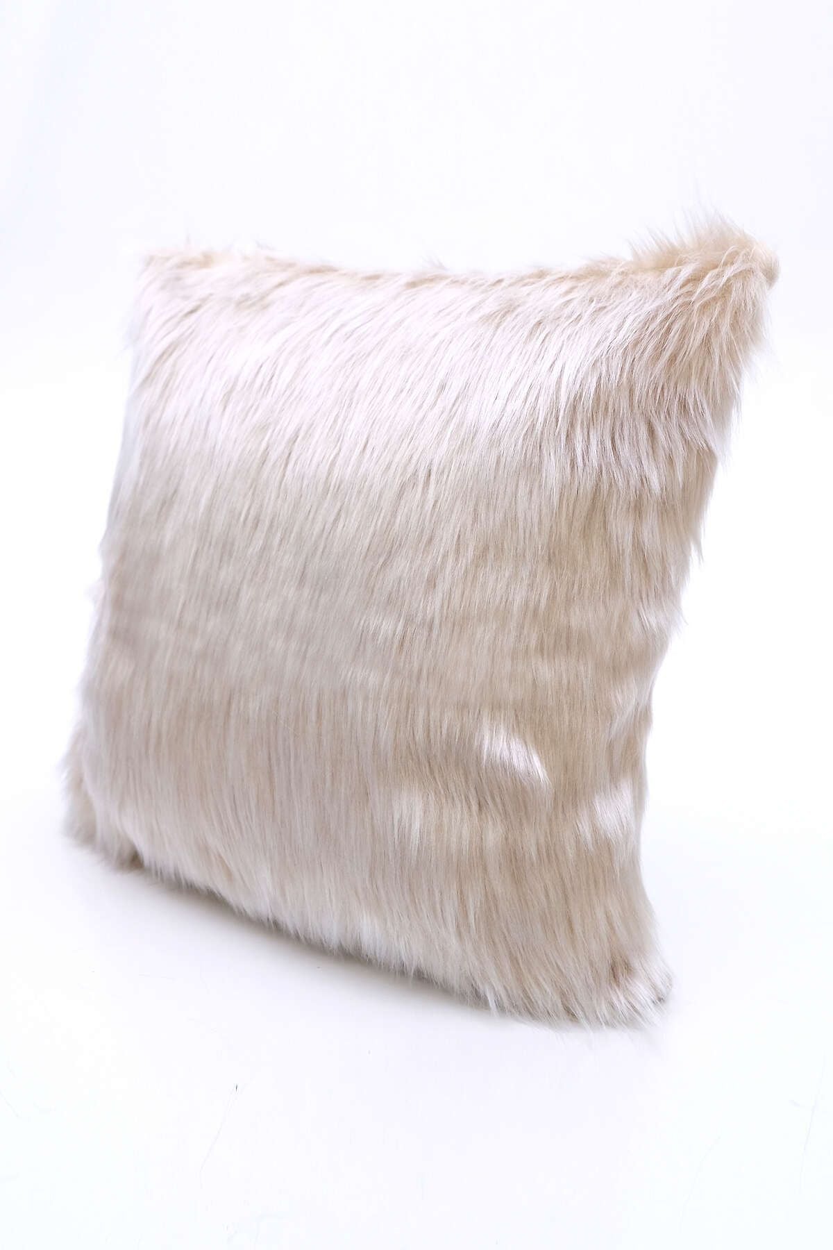 Cango Home Plush Pillow Cover - Bone 3