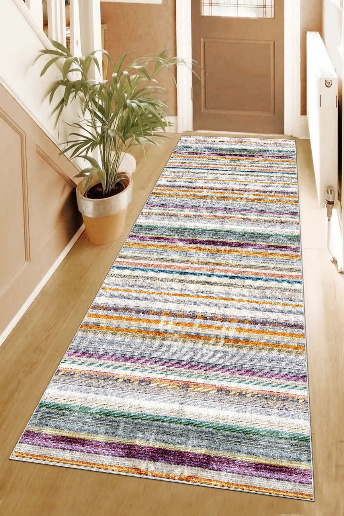 DF Home Digital Print Washable Non-Slip Rug 8003 1