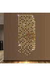 Dalgıç Tasarım Decorative Gold Plexiglass Mosaic Mirror 200 Pieces Gold Color Mirror Office Bathroom Decor 2