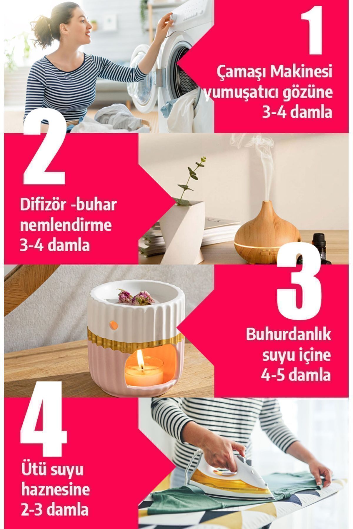 Genel Markalar 10-Piece Essential Oil Diffuser Essence Room Fragrance Essence Humidifier Essence 2