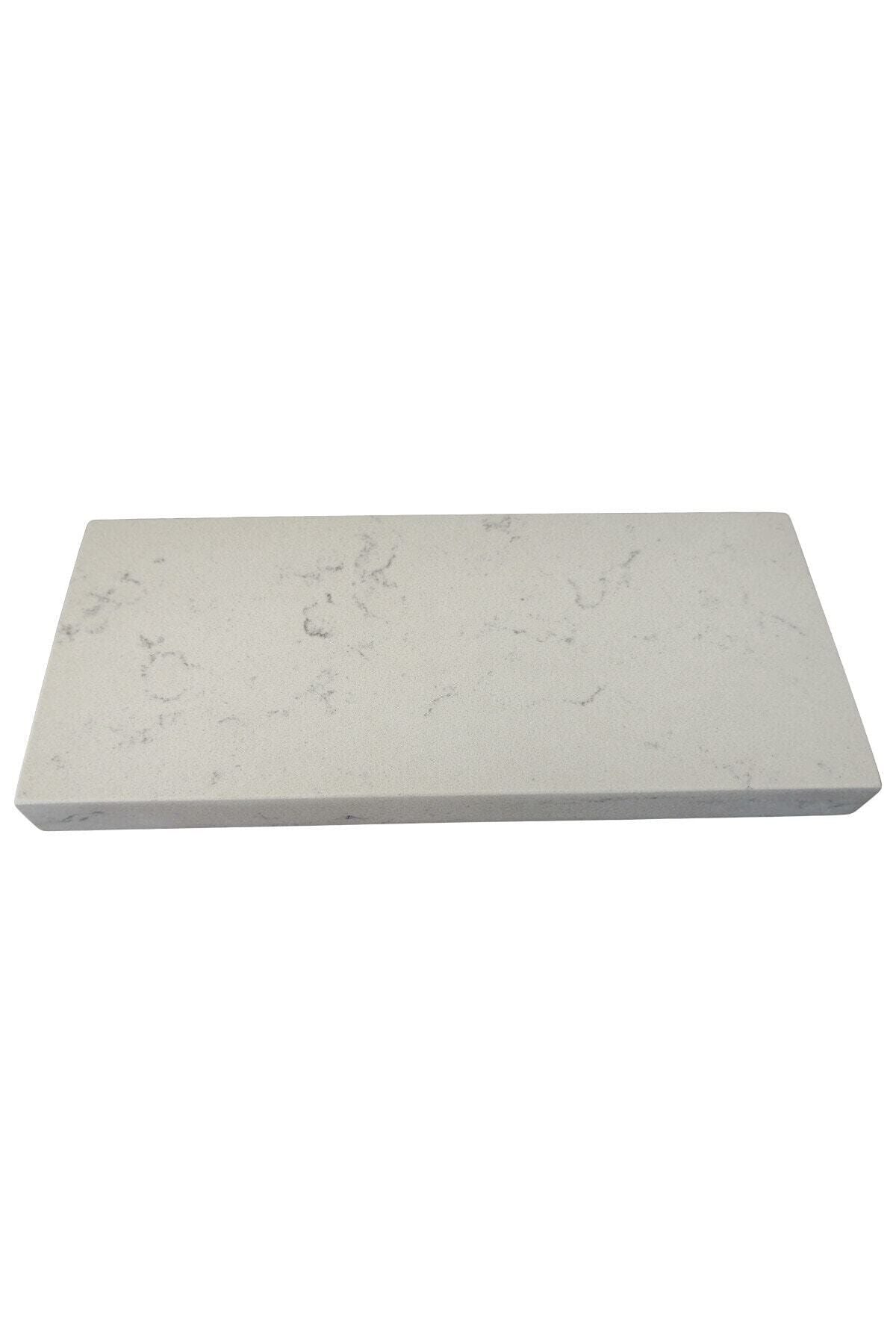 PeraMarble White Quartz Serving Plate 2