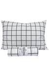 CARWEN TEKSTIL Ranfors Cotton Black and White Checkered King Size Fitted Sheet 180x200 4