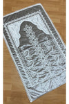 AYHANHOME Grey Velvet Bridal Set Prayer Rug 1