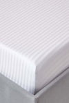 Tekstil Home Luxury Hotel Series Striped Cotton Satin White Fitted Sheet Set Double 160x200 1