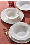 Güral Porselen 24 Piece Dilruba Bone Dinner Set 5