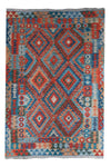 RUGSMODERN Cotton Pamuklu Çok Renkli Otantik Ve Etnik Desenli Kilim 505 1